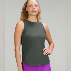 Lululemon Sculpt Tank Olive Green